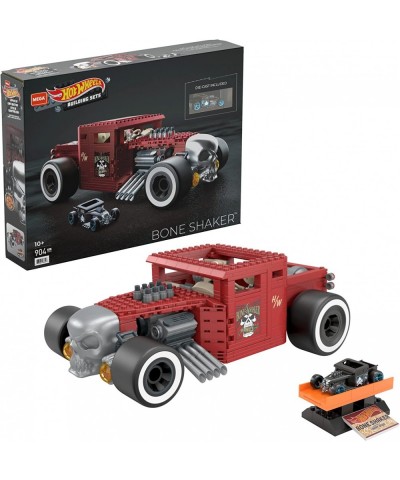 Hot Wheels Bone Shaker Building Set Rolling Wheels and Authentic Features Collector Gift Set for Adult Builders Toy Gift Set ...