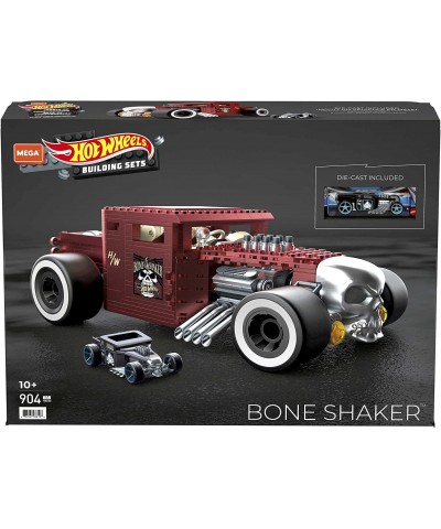 Hot Wheels Bone Shaker Building Set Rolling Wheels and Authentic Features Collector Gift Set for Adult Builders Toy Gift Set ...