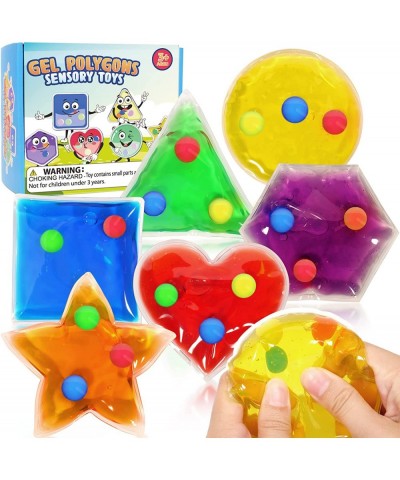 Sensory Toys for Kids - 6 Pack Sensory Toys for Toddler Shape Learning Toys Sensory Toys for Autism/Anxiety Relief Suitable f...