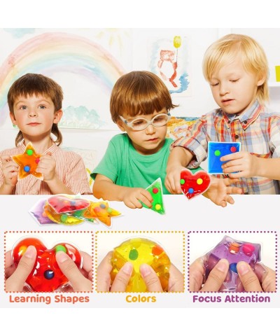 Sensory Toys for Kids - 6 Pack Sensory Toys for Toddler Shape Learning Toys Sensory Toys for Autism/Anxiety Relief Suitable f...