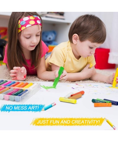 Washable Tempera Paint Sticks | Non-Toxic Quick Drying & No Mess Paint Sticks for Kids (12 Bright Colors) $24.74 Kids' Drawin...