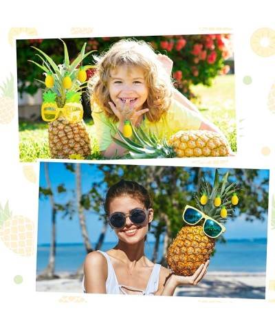 40 Pack Pineapple Party Favors Pineapple Keychains Pineapple Stress Relieve Toys for Kids Soft Foam Fruit Keychain Charm Hawa...