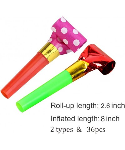 36pcs Party Blowers Noise Makers Party Favors Fringed Colorful Party Horns Noisemakers Kids Party Whistle for Birthday Games ...