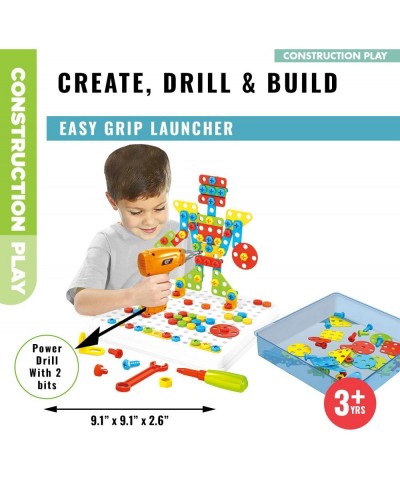 Create Drill & Build | Electric DIY Drill Educational Set | Early Educational | STEM & Educational Learning Toy | Kids Constr...