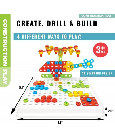 Create Drill & Build | Electric DIY Drill Educational Set | Early Educational | STEM & Educational Learning Toy | Kids Constr...