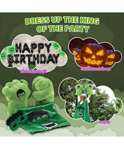 hulk toys Incredible hulk Cosplay Superhero Costume Children's birthday gift 1 Pair Green $55.91 Kids' Costumes