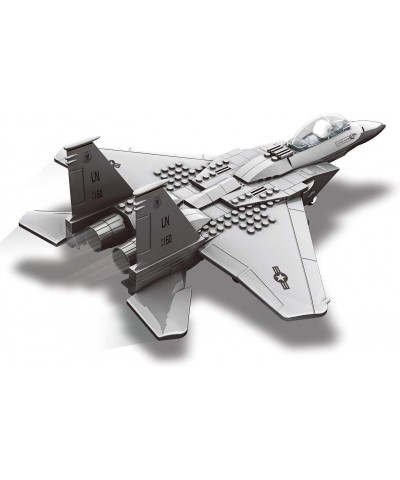 Interlocking Building F15 Fighter Jet Airplane Model Toy Kit Blocks Set $55.11 Toy Building Sets