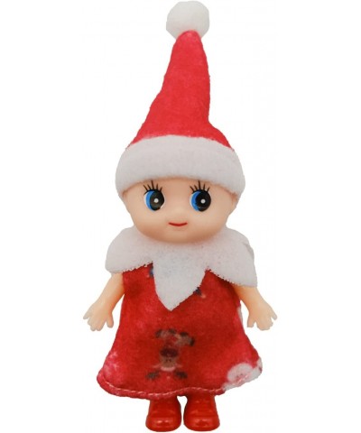 Elf Accessories Baby Tiny Christmas Elf Girl and Boy Baby Doll for Xmas Gift (Xmas Red) $23.20 Dolls