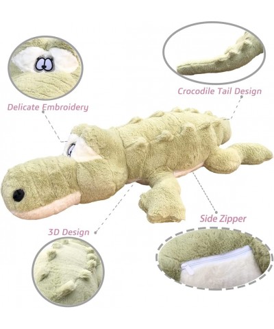 Crocodile Plush Pillow Alligator Stuffed Animal Crocodile Plush Body Pillow Home Decoration Christmas Valentine’s Birthday Gi...