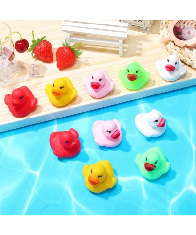 12 Packs Light up Rubber Ducks Glow Bath Toys Flashing Ducks for Bath for Teens on Birthday Easter Christmas Shower Pool Bath...