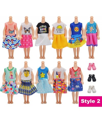 14 PCS Chelsea 4.5 inch Dolls Clothes and Accessories 11 Pieces Girl Clothes and 3 Girl Shoes $19.66 Doll Accessories