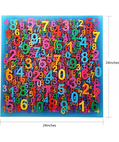 Puzzle-Floating Numbers-1000 Pieces Creative Colorful Numbers Color Challenge Jigsaw Puzzles for Adults and Kids $29.42 Jigsa...