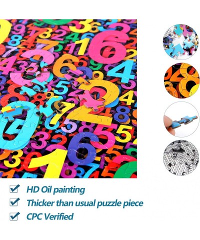 Puzzle-Floating Numbers-1000 Pieces Creative Colorful Numbers Color Challenge Jigsaw Puzzles for Adults and Kids $29.42 Jigsa...