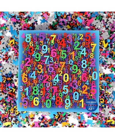 Puzzle-Floating Numbers-1000 Pieces Creative Colorful Numbers Color Challenge Jigsaw Puzzles for Adults and Kids $29.42 Jigsa...