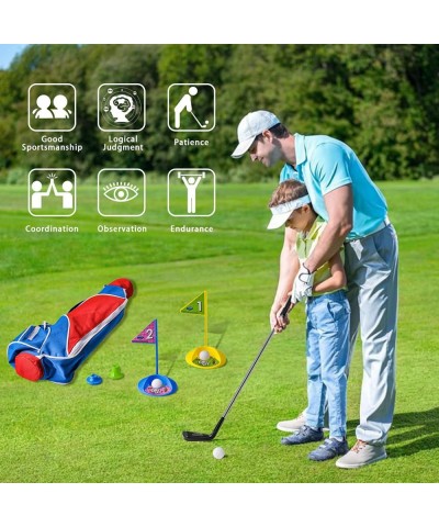 Toddler Golf Clubs Set/Deluxe Happy Kids Golf Ball Gameplay Sports Toys for Kids Boys Girls Indoor Outdoor Play Christmas Bir...