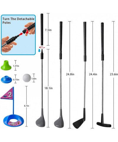 Toddler Golf Clubs Set/Deluxe Happy Kids Golf Ball Gameplay Sports Toys for Kids Boys Girls Indoor Outdoor Play Christmas Bir...