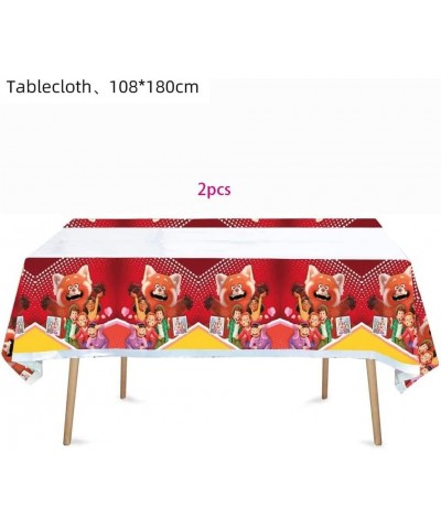 1pcs Turning Red Tablecloth Disposable Tablecover Birthday Party Supplies and Decorations for Kid Boy Baby Shower RW4 0 $13.8...