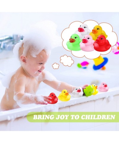 12 Packs Light up Rubber Ducks Glow Bath Toys Flashing Ducks for Bath for Teens on Birthday Easter Christmas Shower Pool Bath...