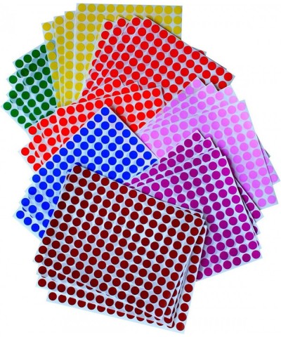 Kids Colored Round Dots 3/8 “ inch 8 Colors - 32 Sheets - 10mm - Arts Crafts Fun and Games Stickers - 4832 Pack $14.93 Kids' ...