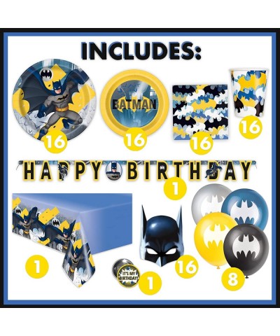 Batman Birthday Party Supplies | Batman Party Supplies | Batman Birthday Decorations | Batman Party Decorations | With Balloo...