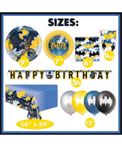 Batman Birthday Party Supplies | Batman Party Supplies | Batman Birthday Decorations | Batman Party Decorations | With Balloo...