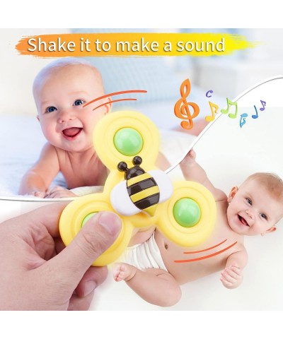 Suction Cup Spinning Top Toy Baby Bathtub Bath Toys for 12-18 Months Sensory Toys for Toddlers 1-3 Baby Gifts Idea for boy Gi...