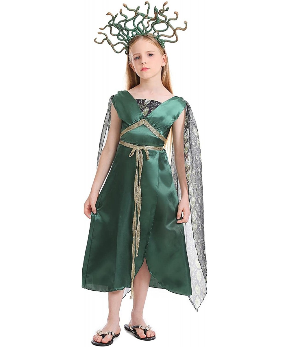 Medusa Costume for Girls Medusa Costume Kids Medusa Dress for Girls Halloween Costume $45.94 Kids' Costumes