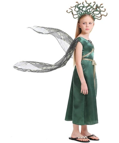 Medusa Costume for Girls Medusa Costume Kids Medusa Dress for Girls Halloween Costume $45.94 Kids' Costumes