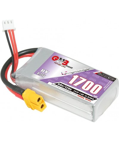 GNB LiPo Battery 1700mAh 7.6V HV 2S 60C Long Range Drone FPV XT30 Connector $37.71 Hobby Remote & App Controlled Vehicle Parts