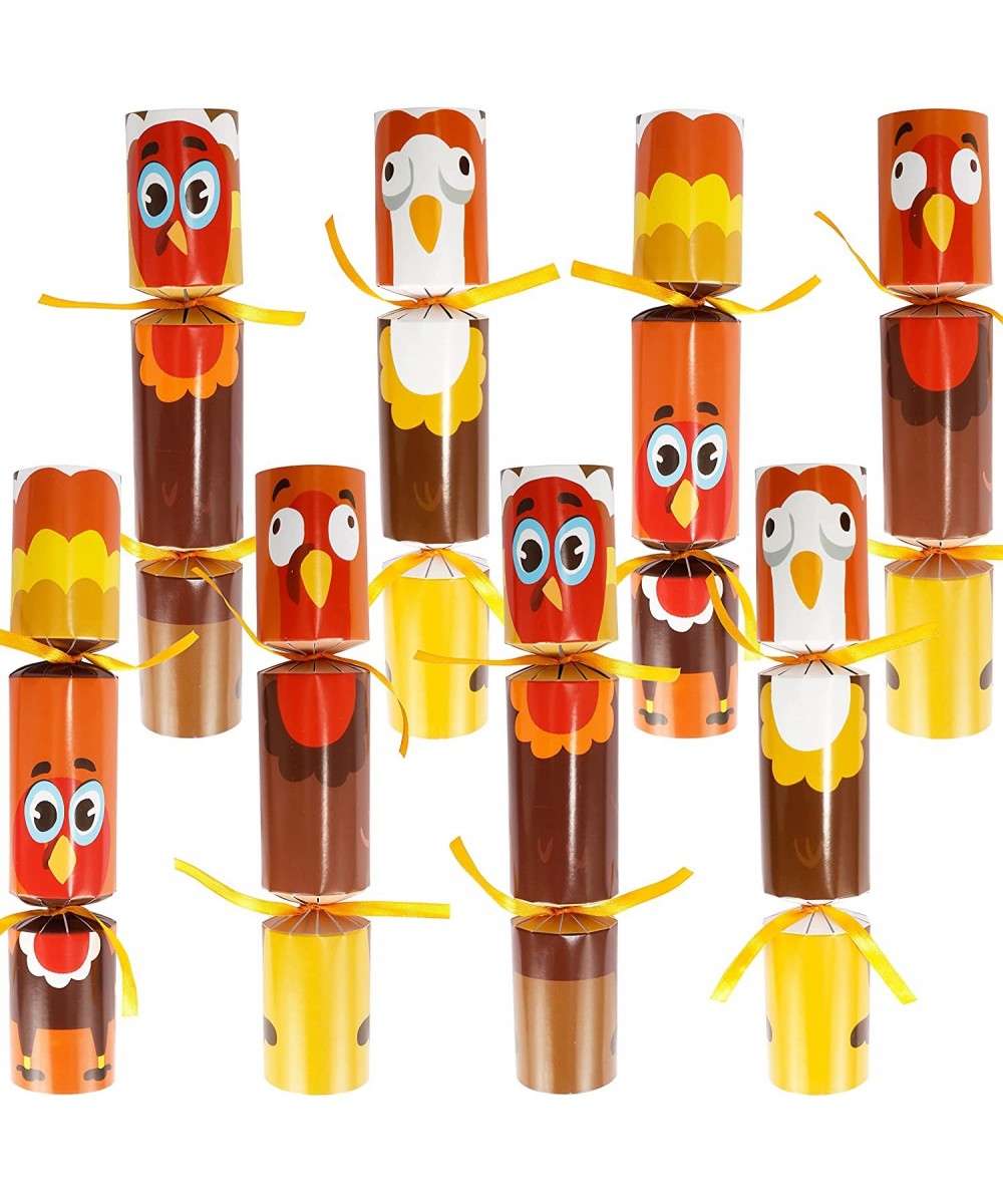 Thanksgiving Party Table Favors Set 8 Pack No-Snap Party Favor with Turkey Themed Pattern Joke & Gift Inside Party Games for ...