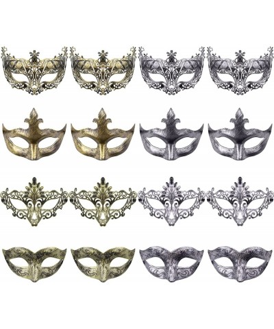 16 Pieces Masquerade Masks Vintage Antique Masks Venetian Masks Masquerade Party Mask(Gold Silver) $17.22 Kids' Dress-Up Acce...