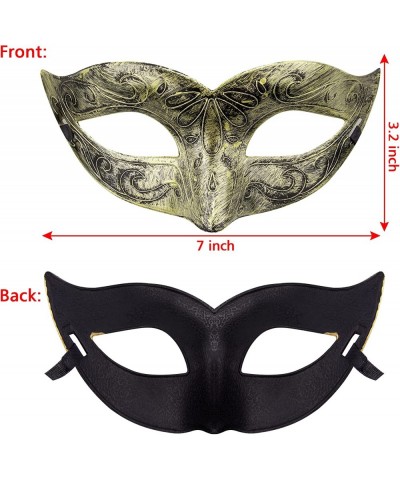 16 Pieces Masquerade Masks Vintage Antique Masks Venetian Masks Masquerade Party Mask(Gold Silver) $17.22 Kids' Dress-Up Acce...