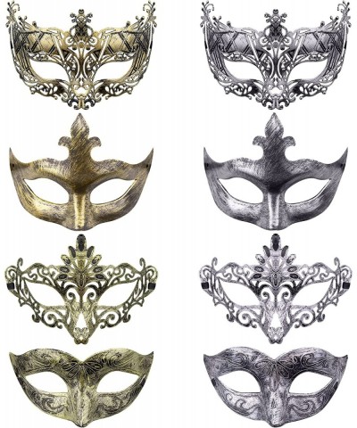 16 Pieces Masquerade Masks Vintage Antique Masks Venetian Masks Masquerade Party Mask(Gold Silver) $17.22 Kids' Dress-Up Acce...