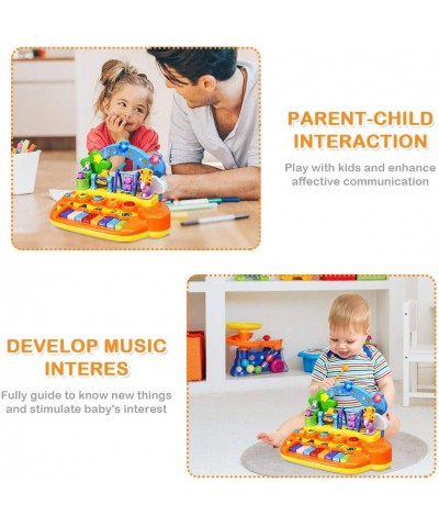 8 Keys Kids Educational Piano Keyboard Toy Animal Family Musical Instrument Toys with LED Light Music Modes Best Early Educat...