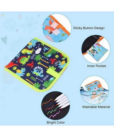 Kids Erasable Doodle Book Set Reusable Drawing Pads Preschool Travel Art Toy Scribbler Board for Travel Road Trip 14 Pages fo...