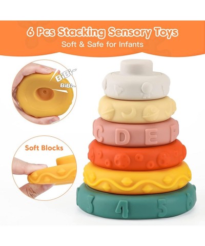 Baby toys for 6 to 12 Months Sensory Montessori Toys for 1 Year Old Pull String & Stacking Toys for Early Development Teethin...