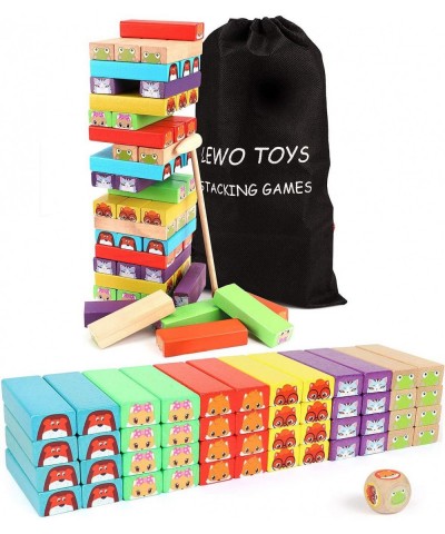 Colored Stacking Game Wooden Building BlocksTower Board Games for Kids Adults 54 Pieces (Colorful Stacking Gane) $32.79 Stack...