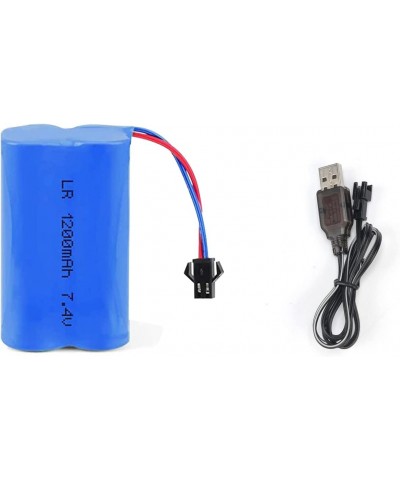 7.4V 1200mAh Rechargeable Battery Universal for 1:12 Radio Remote Control Truck $23.66 Remote & App Controlled Vehicles