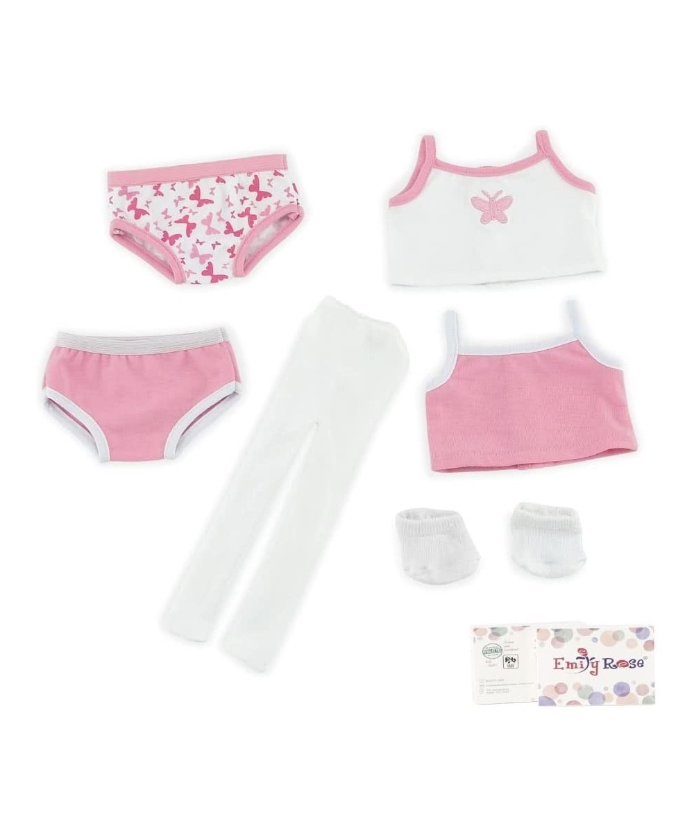 18 Inch Doll Clothes & Accessories Gift Set for Kids and Girls | 6-PC Basic 18" Doll Underwear Set Clothing Accessory with Wh...