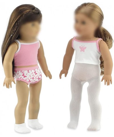 18 Inch Doll Clothes & Accessories Gift Set for Kids and Girls | 6-PC Basic 18" Doll Underwear Set Clothing Accessory with Wh...