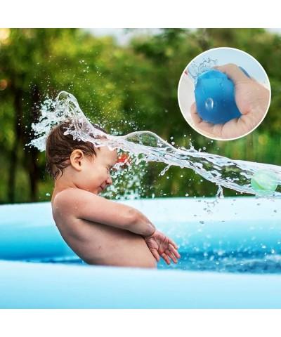 6pcs Reusable Water Splash Balls Soft Silicone Water Balloons Refillable Water Balls Quick Fill and Self-Sealing Reusable Wat...