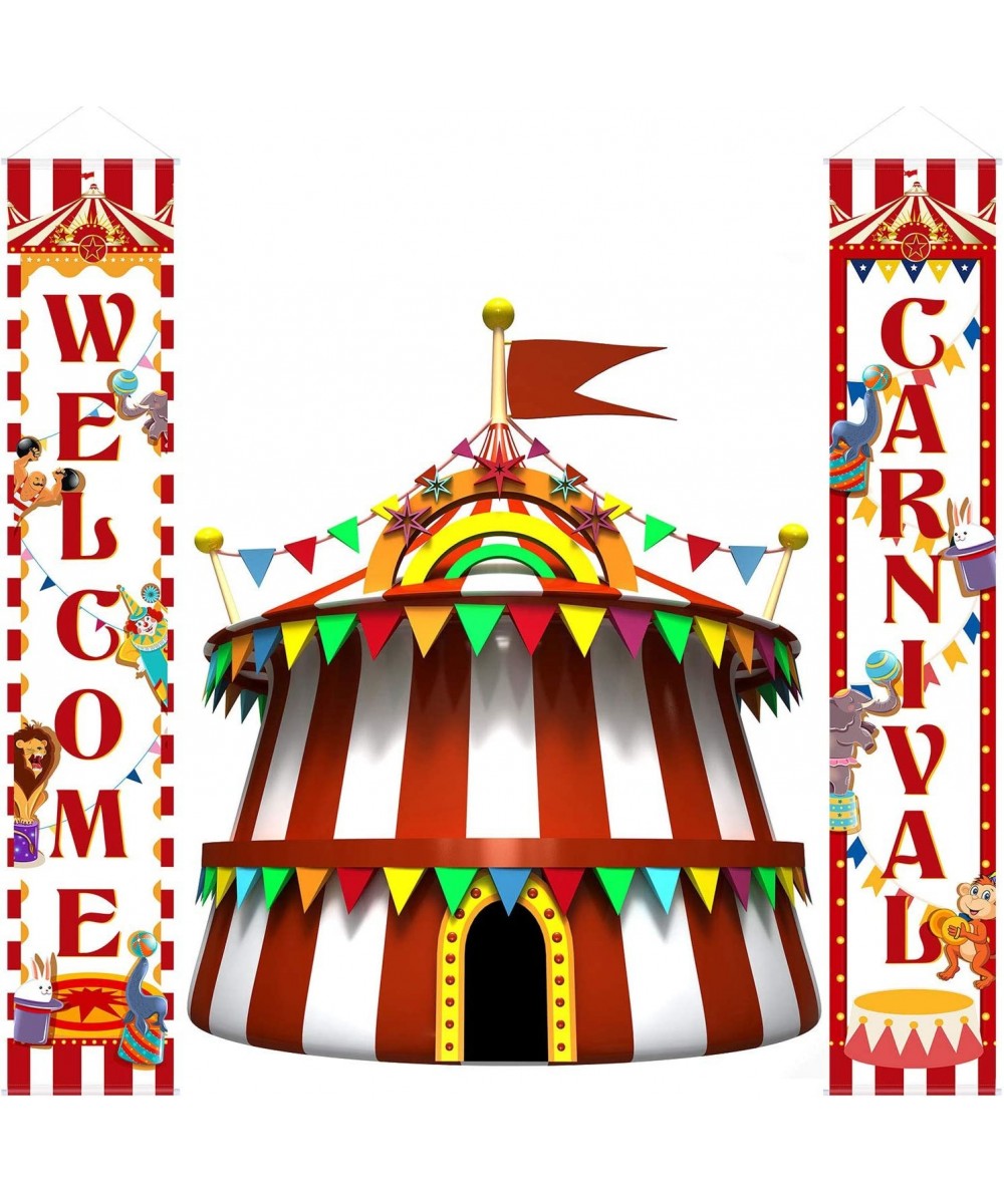 Carnival Decoration Porch Sign Carnival Circus Birthday Party Welcome Banner Decoration Set Circus Carnival Banner Carnival P...