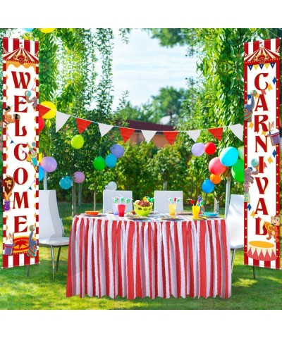 Carnival Decoration Porch Sign Carnival Circus Birthday Party Welcome Banner Decoration Set Circus Carnival Banner Carnival P...