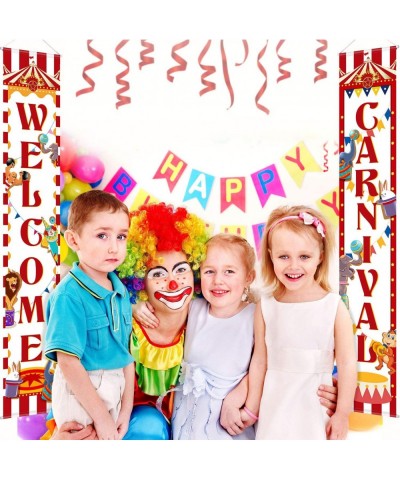 Carnival Decoration Porch Sign Carnival Circus Birthday Party Welcome Banner Decoration Set Circus Carnival Banner Carnival P...