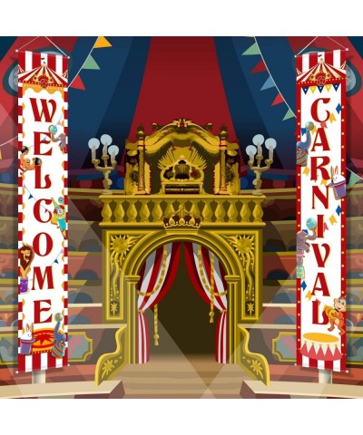 Carnival Decoration Porch Sign Carnival Circus Birthday Party Welcome Banner Decoration Set Circus Carnival Banner Carnival P...