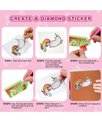 Diamond Painting Kits for Kids Diamond Art for Kids 26pcs Diamond Painting Stickers Gem Sticker Gem Art and Craft Kits for Ki...