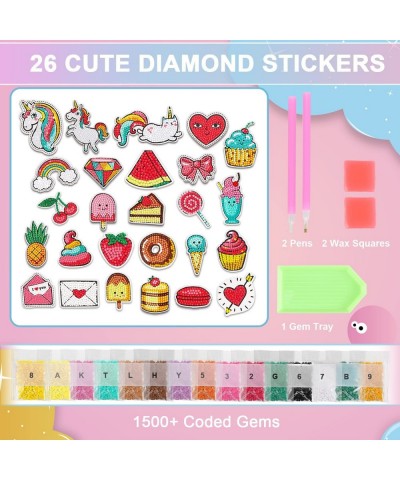 Diamond Painting Kits for Kids Diamond Art for Kids 26pcs Diamond Painting Stickers Gem Sticker Gem Art and Craft Kits for Ki...