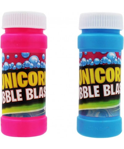 Unicorn Bubble Blaster Light-Up and Sound Bottles of Bubble Solution Refill Party Favors Batteries Included 7" Inch (Single A...