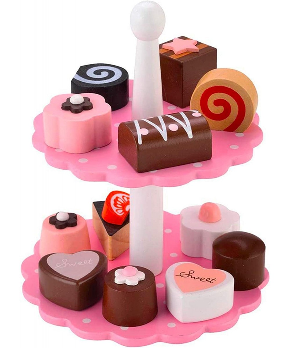 Wooden Dessert Play Set for Kids Pretend Play Food Sets for Birthday Party Great for 3 4 5 and 6 Year Olds Girls and Boys $31...