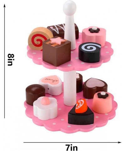 Wooden Dessert Play Set for Kids Pretend Play Food Sets for Birthday Party Great for 3 4 5 and 6 Year Olds Girls and Boys $31...